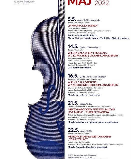 Filharmonia Zabrzańska zaprasza w maju