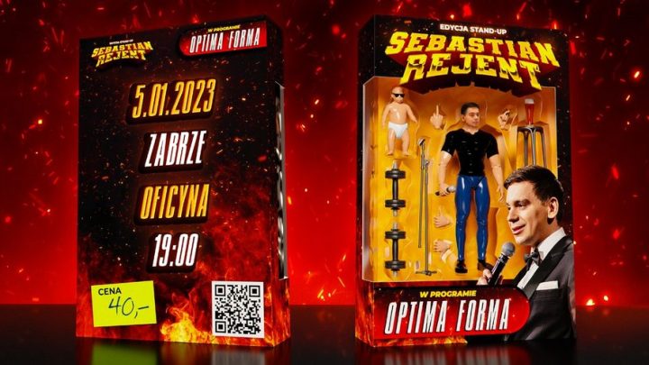 Zabrze / Stand-up: Sebastian Rejent – Optima Forma / 5.1.2023 / godz.19:00