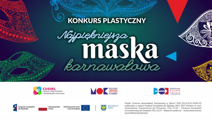 Najpiękniejsza maska karnawałowa – konkurs plastyczny